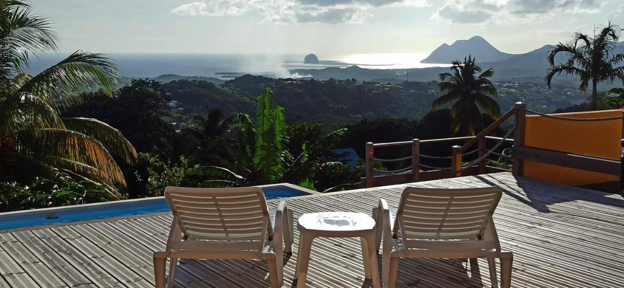 Villa Cosaroe 6-14 Pers Piscine Et Superbe Vue Mer Panoramique Riviere-Salee Eksteriør billede