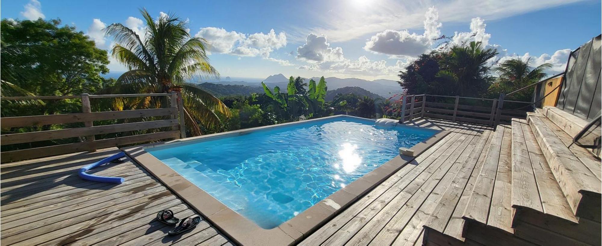 Villa Cosaroe 6-14 Pers Piscine Et Superbe Vue Mer Panoramique Riviere-Salee Eksteriør billede